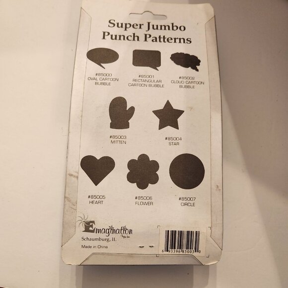 Mitten Glove Super Jumbo Hole Punch Emagination paper Scrapbook Craft Shapes - Picture 6 of 6